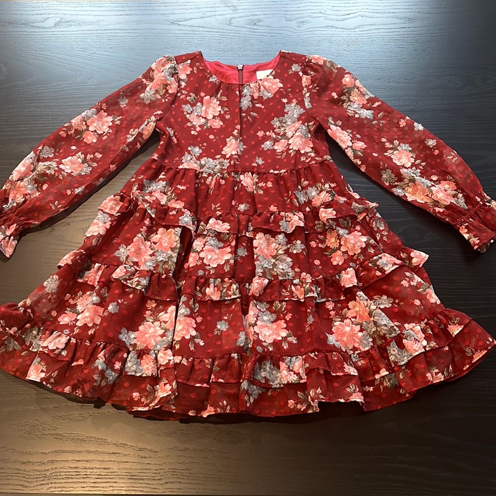 Girls Rachel Parcell Floral Dress size 6